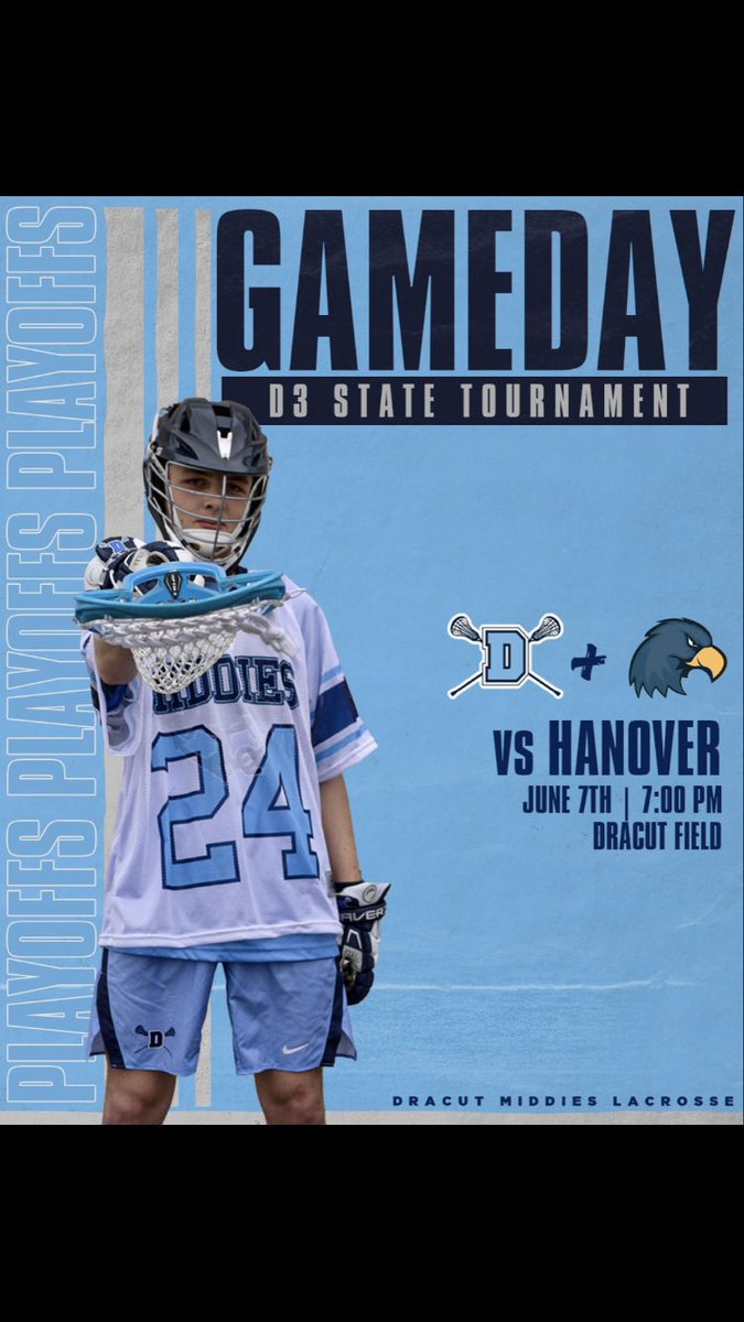 Dracut Lacrosse (@dracutlacrosse) on Twitter photo Sweet 16 game tonight for the boys !! <a href="/CoachDoyleLax/">Coach Doyle</a> <a href="/dracutmiddies/">Dracut HS Athletics</a> <a href="/DracutLax/">Dracut Youth Lacrosse</a> <a href="/BConn63/">Brendan Connelly</a> <a href="/nweitzer7/">Nate Weitzer</a> <a href="/bostonlaxnet/">BostonLax</a> <a href="/mass_lax97715/">MassLax</a> Sweet 16 game tonight for the boys !! <a href="/CoachDoyleLax/">Coach Doyle</a> <a href="/dracutmiddies/">Dracut HS Athletics</a> <a href="/DracutLax/">Dracut Youth Lacrosse</a> <a href="/BConn63/">Brendan Connelly</a> <a href="/nweitzer7/">Nate Weitzer</a> <a href="/bostonlaxnet/">BostonLax</a> <a href="/mass_lax97715/">MassLax</a>