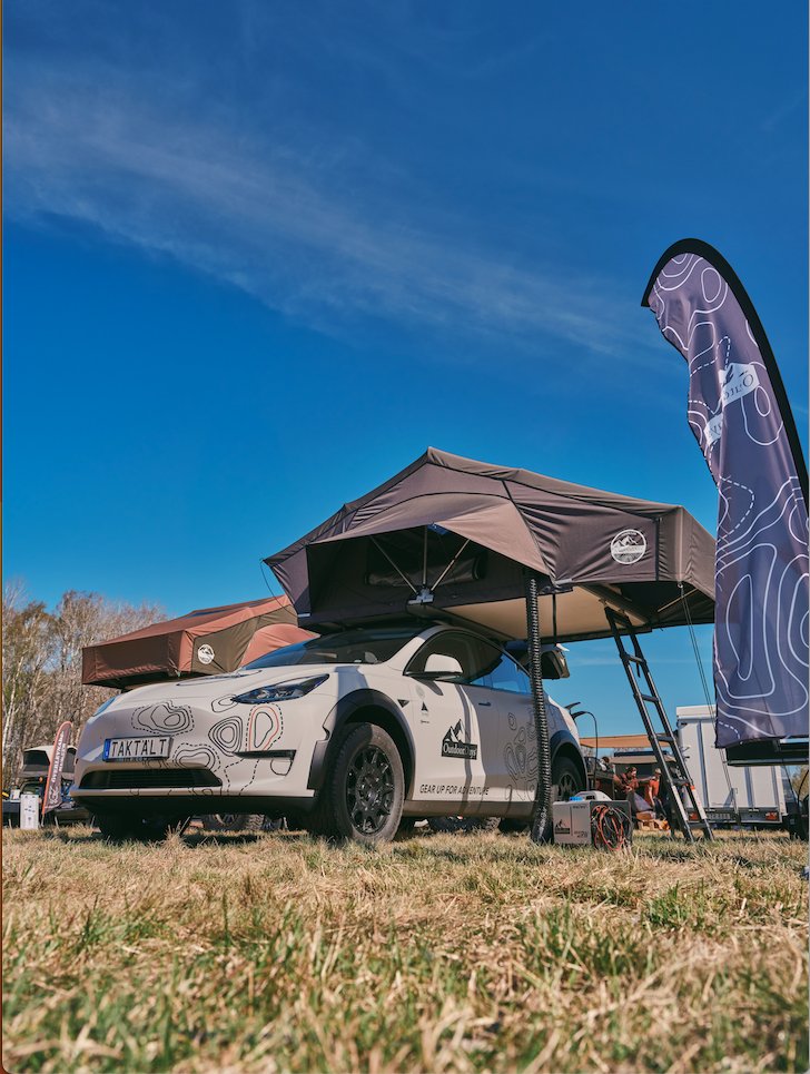 Tesla Owners Camper Day - presented by OutdoorDays.

This is what to expect at Camper Day.

Order now and get delivery to Camper Day in Laxå!
This is the link for 15% discount (except roof tents).
outdoordays.se/discount/campe…

Orders must be placed before June 28th in order to get