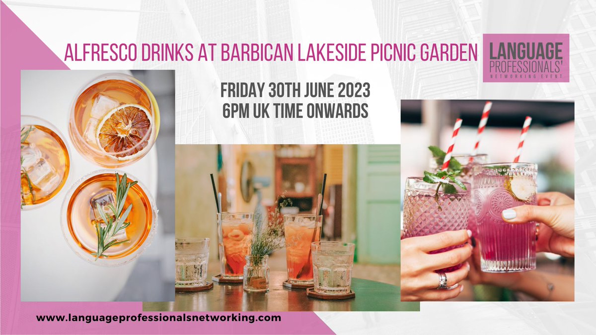 LanguageProfNet's tweet image. Early bird registration closes on Saturday.

In precisely a week&apos;s time, it will be the first time this year that we&apos;re hosting a face-to-face event for language professionals in Central London. 

For further information: languageprofessionalsnetworking.com/next-event/