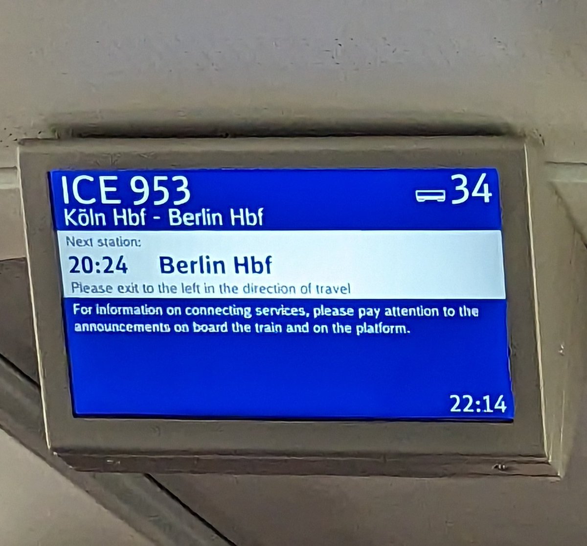 Ah deutsche Bahn ...