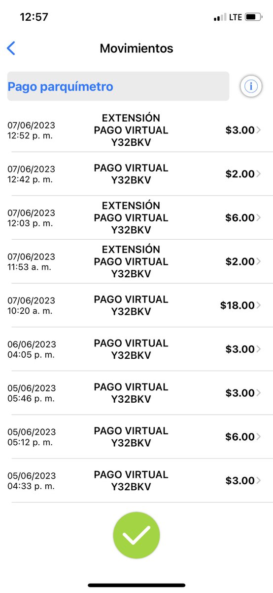 PauMarquez's tweet photo. @ecoParq Por app claro que contaba, ese ticket es del día 6 de Junio ya que claramente dice 18:14 no tiene nada que ver con hoy https://t.co/krMgSwL0E2