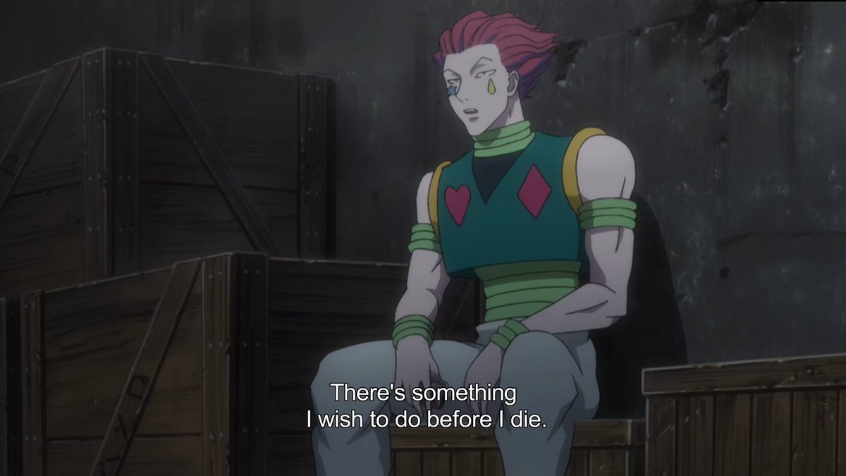 reminding everyone that hisoka said this with zero context to the troupe and that the very first thing he did after actually dying a year later was marry illumi