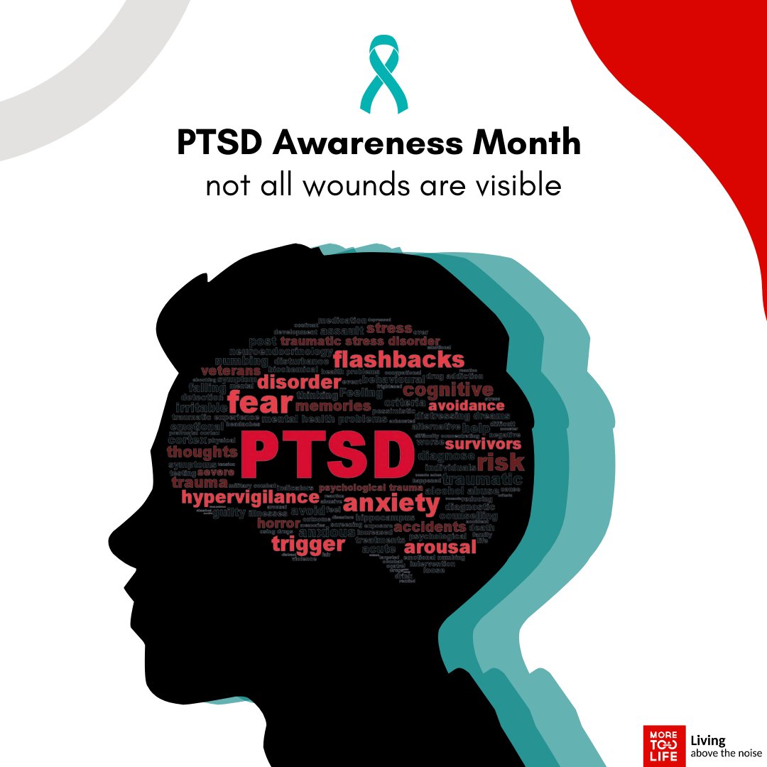June is PTSD Awareness Month, and we stand with all the survivors in their journey to becoming a champion. Let's raise awareness, spread compassion, and support survivors on their journey to healing. 💪🕊️ #PTSDAwareness #EndHumanTrafficking #MoreTooLife