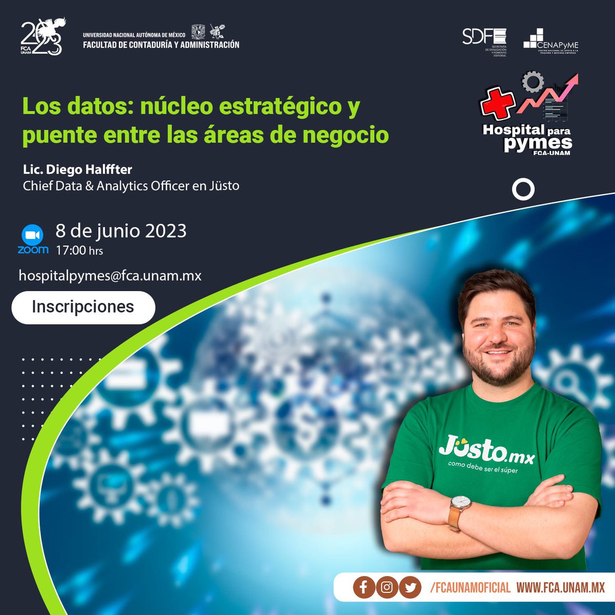 FCAUNAMOFICIAL's tweet photo. Webinar #HospitalParaPyMEs
Regístrate 👉 https://t.co/jjRT5uW5Yt https://t.co/0CFCO2DNHM