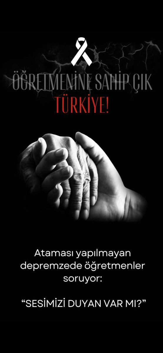 NuruzenAntakya's tweet photo. Deprem bizden işimizi aldı siz bize yardım edin @Yusuf__Tekin @RTErdogan @ademyesildal  #DepremzedeÖgretmeneŞartsızKadro https://t.co/rZqMDRniOt