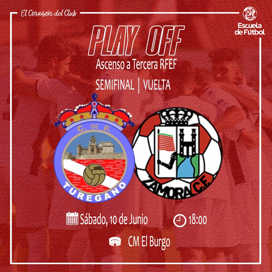 canterazcf's tweet photo. 🏆 𝐏𝐋𝐀𝐘 𝐎𝐅𝐅 𝐀𝐒𝐂𝐄𝐍𝐒𝐎 𝐀 𝟑 𝐑𝐅𝐄𝐅
✅ Semifinal | Vuelta
🆚 Turégano CF
🏟️ CM El Burgo
🗓️ Sábado 10 de Junio
⏰ 18:00
#ZamoraB | #ElCorazónDelClub https://t.co/n88Cdz41Wa