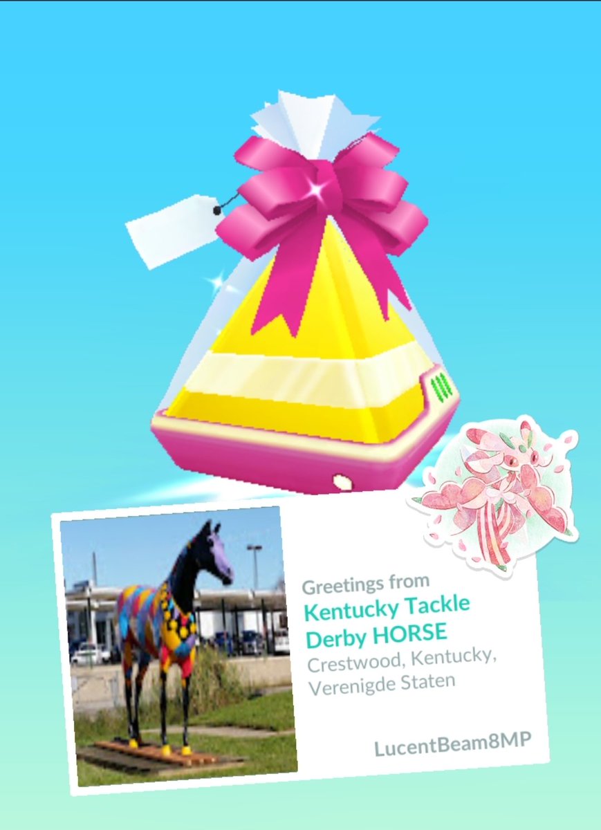 FryskePokemon's tweet photo. Kentucky Tackle Derby Horse ๐๐ Crestwood, Kentucky, USA ๐บ๐ธ #PokemonGO #error #postcarderror https://t.co/e66RqQIPHp