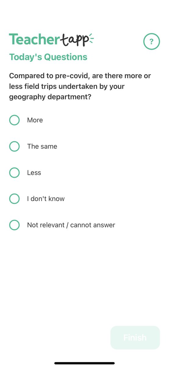 Great question on <a href="/TeacherTapp/">Teacher Tapp</a> today! #geogchat