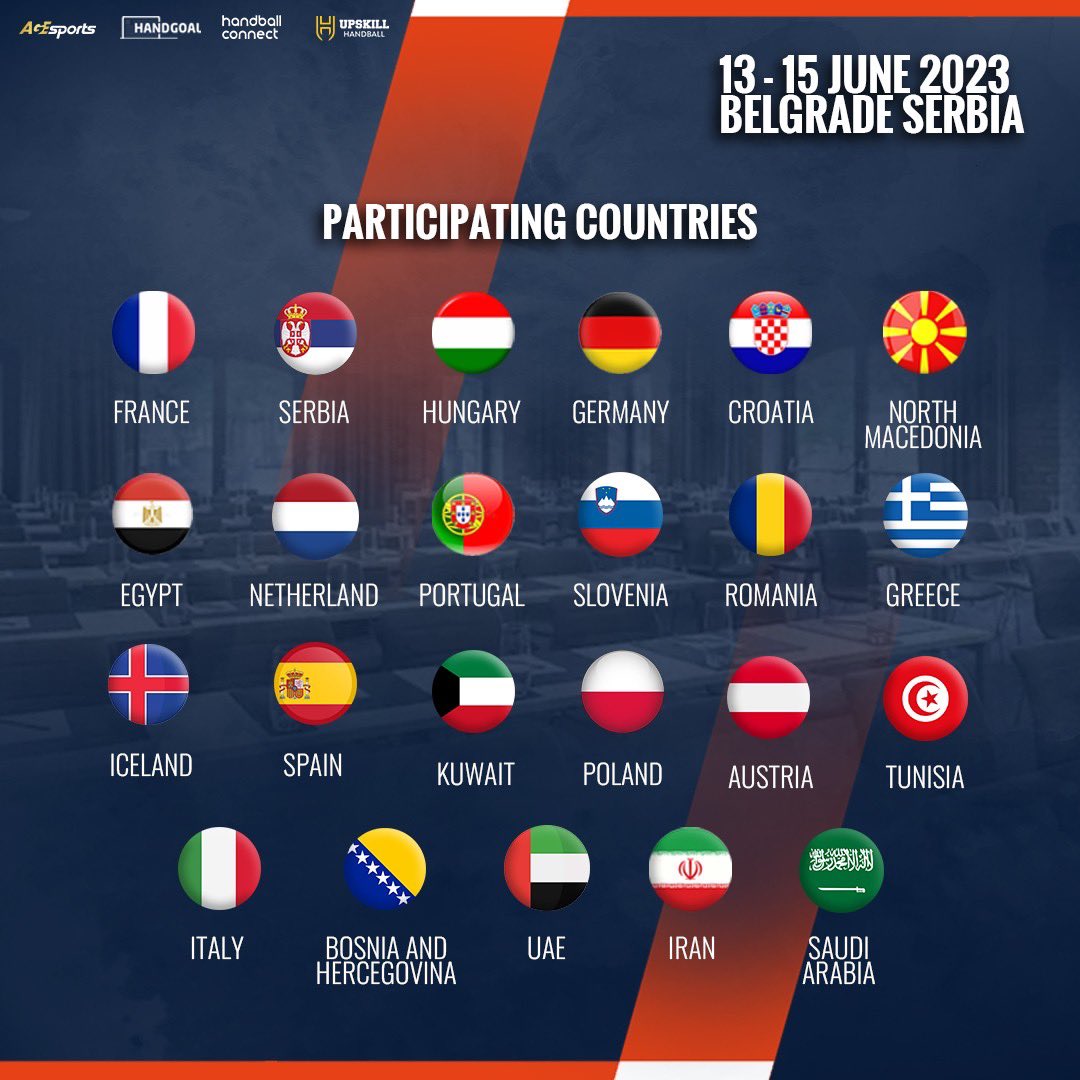 GHandballSummit's tweet photo. 🚨𝘼𝙉𝙉𝙊𝙐𝙉𝘾𝙀𝙈𝙀𝙉𝙏 𝘼𝙇𝙀𝙍𝙏‼️

🗣️ Unforgettable moments and numbers to remember‼️

📢 Over 6️⃣0️⃣ delegates from 2️⃣3️⃣ countries registered at the Global Handball Summit! 🥳 

📲 DM us for assistance!

𝙏𝙝𝙞𝙣𝙠𝙞𝙣𝙜.𝙋𝙧𝙤𝙢𝙤𝙩𝙞𝙣𝙜.𝙂𝙧𝙤𝙬𝙞𝙣𝙜. https://t.co/yyL2ACoaf5