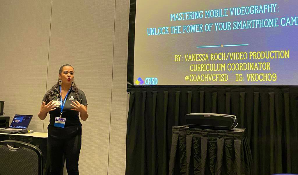 Rosario Meehan (@cfisdrosario) on Twitter photo Great session on mobile videography presented by @CoachVCFISD! So many cool tips to enhanced our videos! Well done, Vanessa! You are the best 💯! #CFISDRRR #CFISDcommsquad <a href="/CyFairISD/">Cypress-Fairbanks ISD</a> Great session on mobile videography presented by @CoachVCFISD! So many cool tips to enhanced our videos! Well done, Vanessa! You are the best 💯! #CFISDRRR #CFISDcommsquad <a href="/CyFairISD/">Cypress-Fairbanks ISD</a>