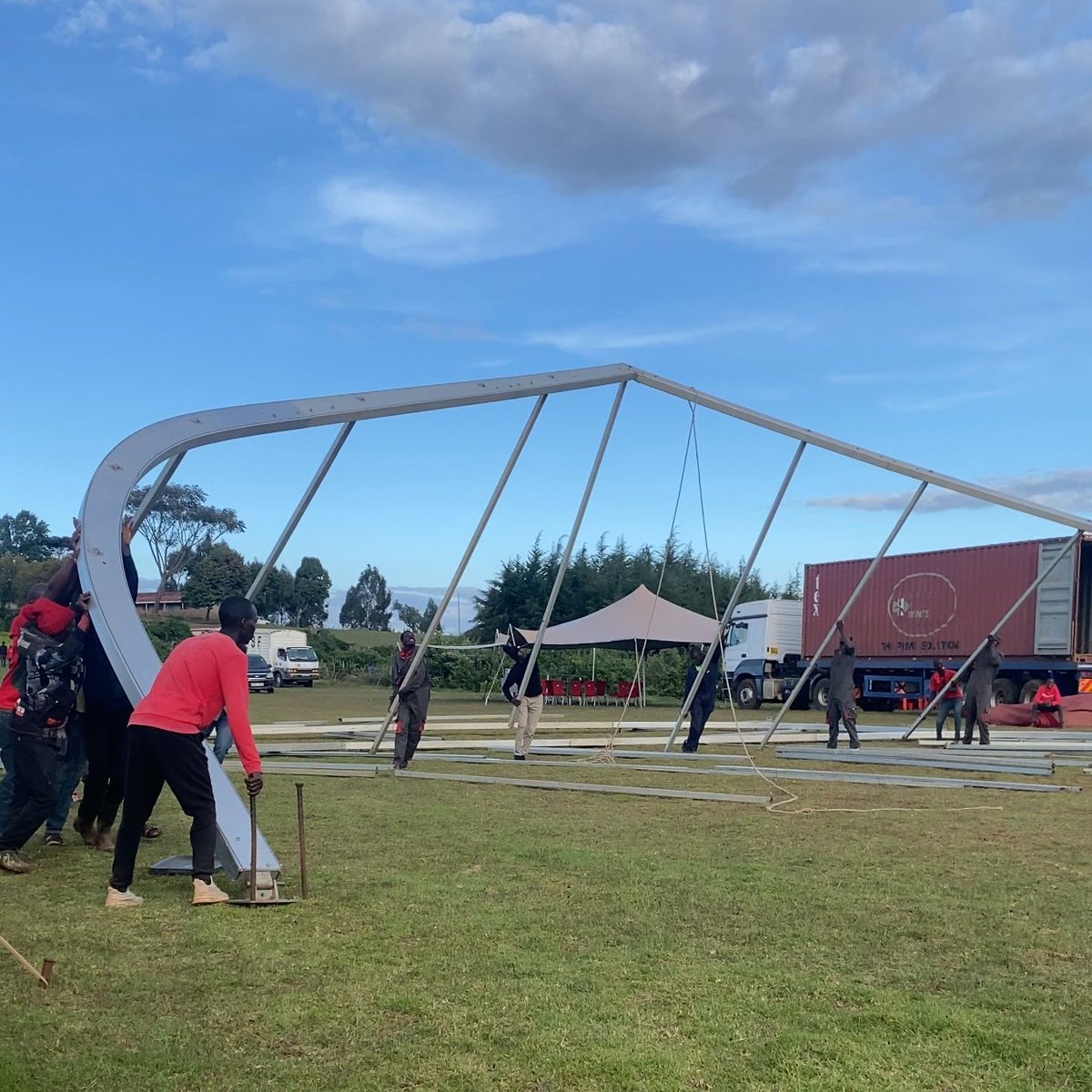 WaterFundAfrica's tweet photo. Exciting on going preparations as we move closer to the #GrowAMilli tree planting launch on the 9th June in Elgeyo-Marakwet County as part of the Eldoret-Iten Water Fund conservation activities.๐ฒ
#T-1day https://t.co/VK146Ub8oO