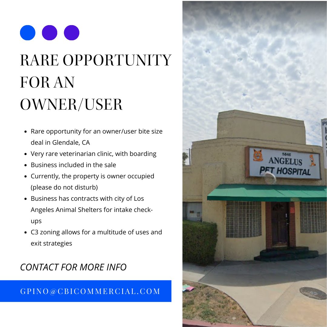 AffiliateNetwo8's tweet photo. Rare opportunity for an owner/user
✉️Contact: gpino@cbicommercial.com
#PrimeLocation #HighTrafficLocation #TwoStoryBuilding #ParkingStalls #RareOpportunity #CommercialProperty https://t.co/ggFZWjdZrW