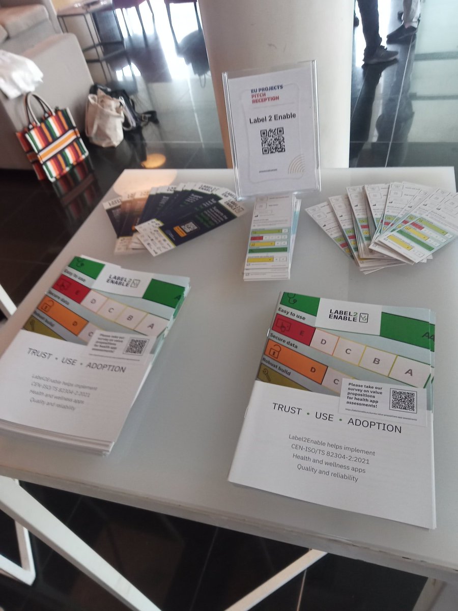 Also here for @Label2E: Carola @empirica_Bonn, Caoihme & Vania @eurohealthnet @ValeStrammi @eupatientsforum! Not here to grab our brochures? Check more: emp.onl/l2ehimss23euro…