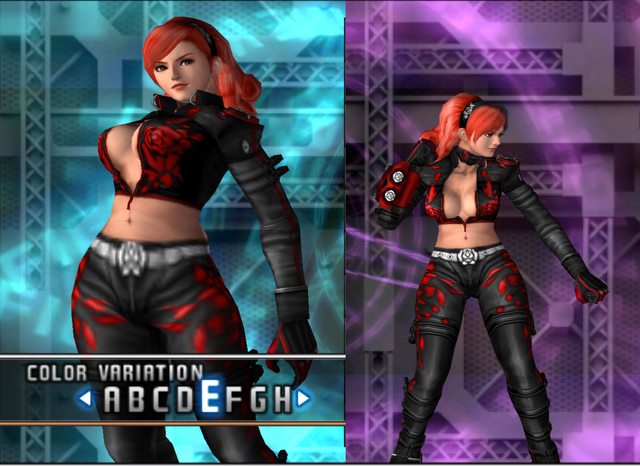 NintenCano's tweet photo. @Oppai_King_ Lien Neville (King of Fighters) in her Normal Color E https://t.co/nlKoiYttOQ