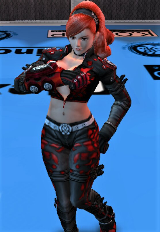 NintenCano's tweet photo. @Oppai_King_ Lien Neville (King of Fighters) in her Normal Color E https://t.co/nlKoiYttOQ