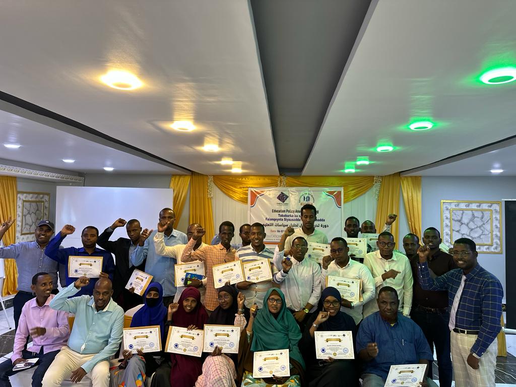 EFASOMSomalia's tweet photo. #EFASOM members today concluded a 2-day #training  on the #analysis of the #Education #Act. A number of 27 participants from #local organizations working in the country's education #services #participated. https://t.co/ccR3JcU7Yb