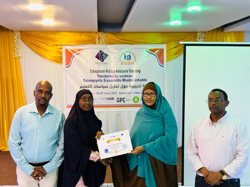 EFASOMSomalia's tweet photo. #EFASOM members today concluded a 2-day #training  on the #analysis of the #Education #Act. A number of 27 participants from #local organizations working in the country's education #services #participated. https://t.co/ccR3JcU7Yb