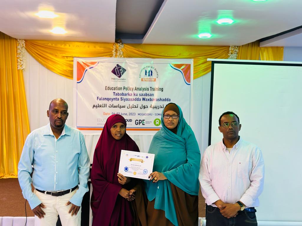 EFASOMSomalia's tweet photo. #EFASOM members today concluded a 2-day #training  on the #analysis of the #Education #Act. A number of 27 participants from #local organizations working in the country's education #services #participated. https://t.co/ccR3JcU7Yb