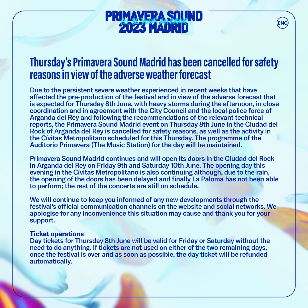 Primavera Sound tweet media