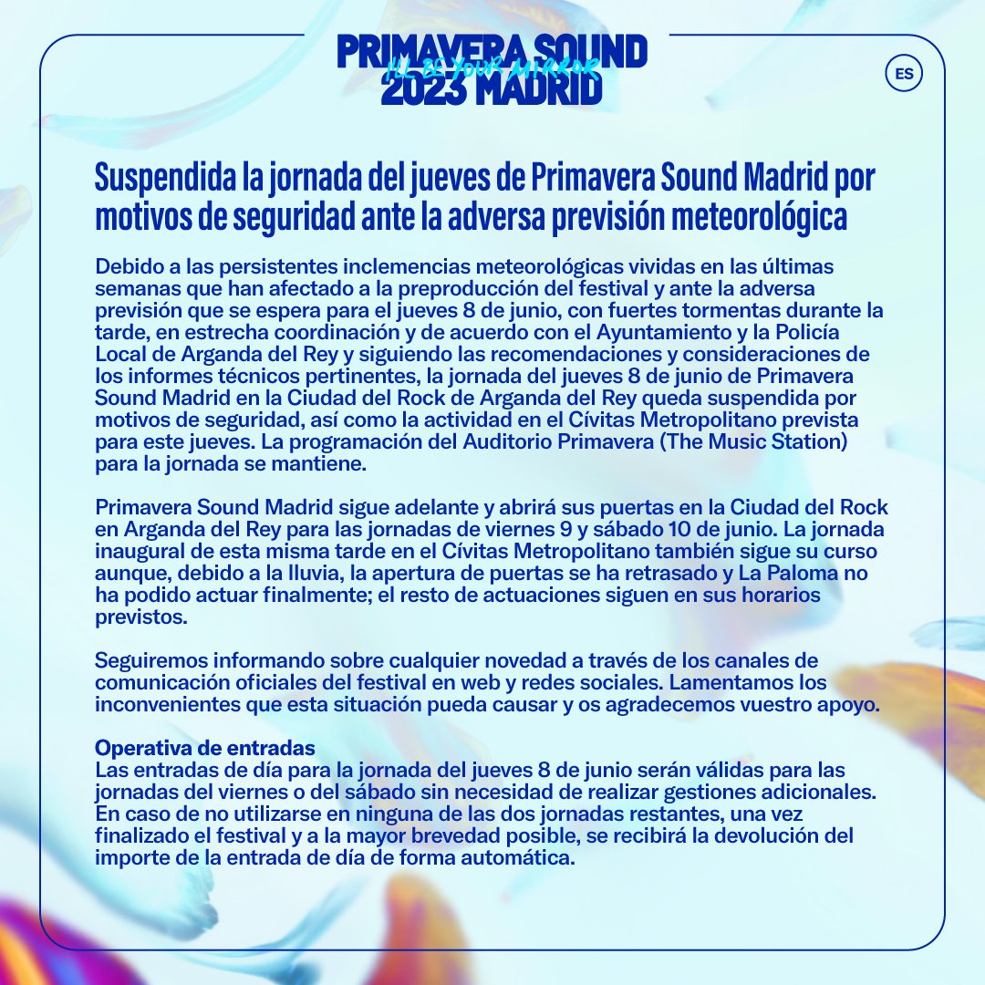 Primavera Sound tweet media