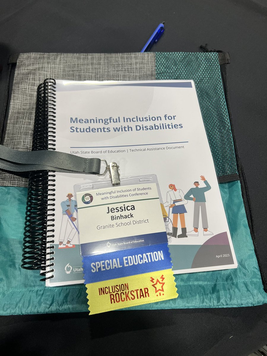 JessBinTeaching's tweet image. I’m excited to attend @UTBoardofEd’s Meaningful Inclusion for Students with Disabilities Conference today and tomorrow! #inclusion #specialeducation #inclusivepractices