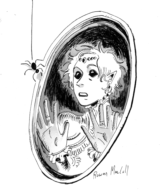 Been doing little illustrations for fun and been thinking of about that one magic mirror man