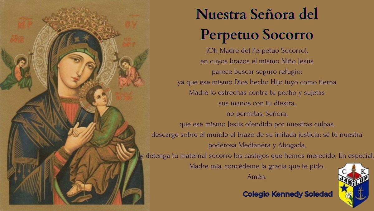 CkSoledad's tweet photo. Patrona de los Padres Redentoristas y de Haití.
El icono original está en el altar mayor de la Iglesia de San Alfonso, muy cerca de la Basílica de Santa María la Mayor en Roma. https://t.co/GqUcCPiNJV