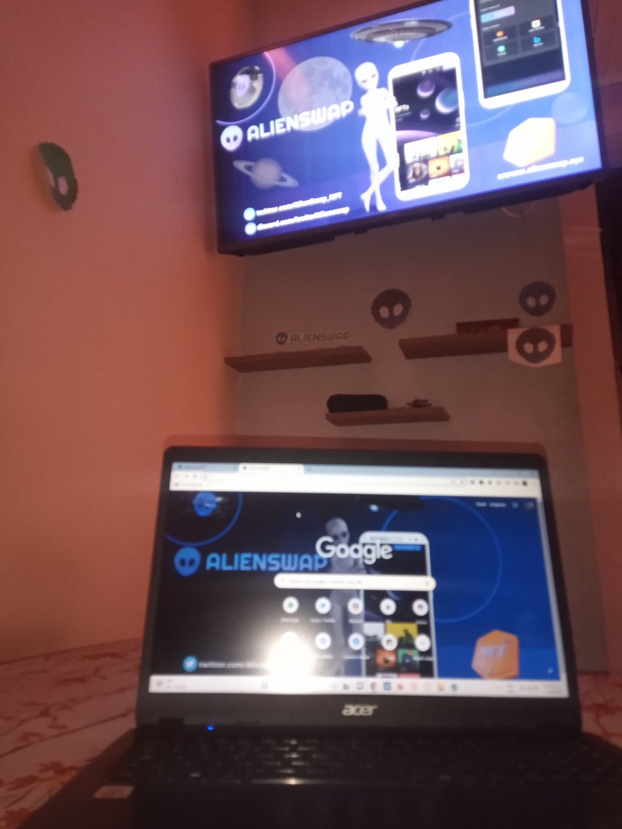 karinaaxkanio's tweet photo. @AlienSwap_NFT
@Alienswap_cn
#AlienSwap #SearchForAliens
What do you think of some Alienswap arrangements in my cool sexy room? https://t.co/o4ilWxS40n