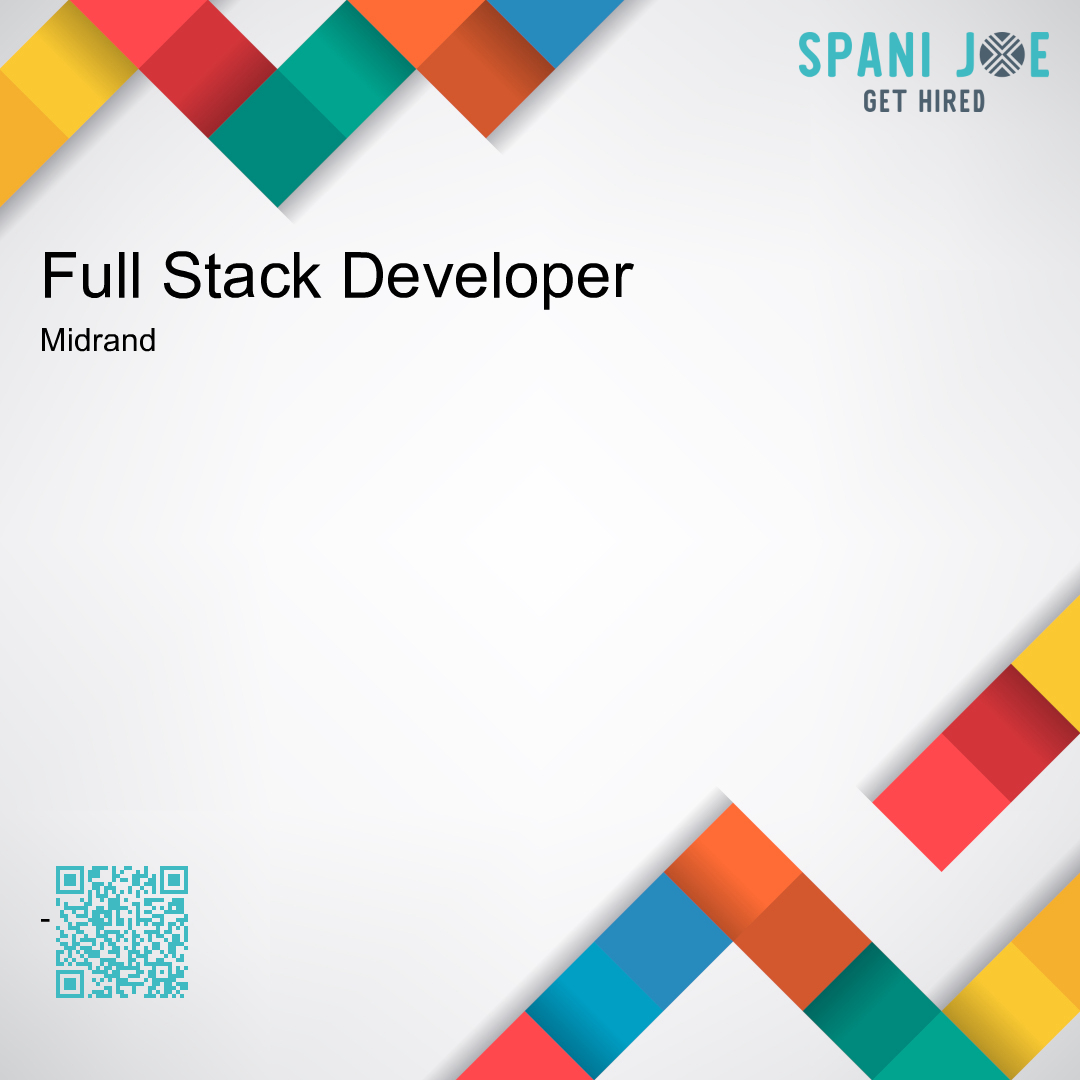 Full Stack Developer  vacancy | Midrand 
            
 Apply online : spanijoe.com/app/vacancies/…
            
 #jobSeekersSA #hireMeZA #eskom auditor #sizokthola xolani coconut sizwe #DrNandiphaMagudumana