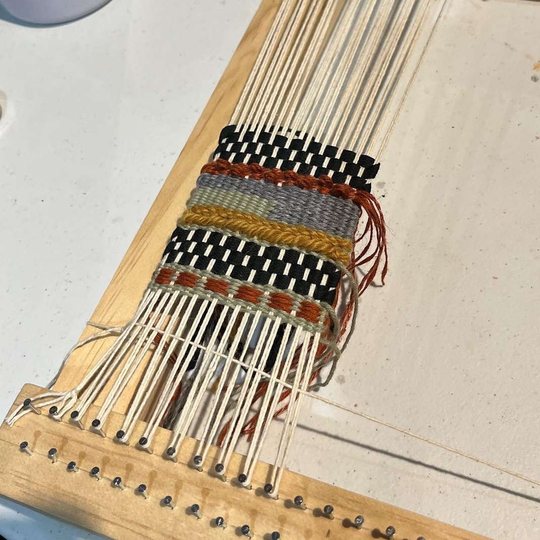 Jump into the exciting world of weaving! Learn how to make your own small frame loom and design a woven wall hanging. Small Frame Weaving starts Wednesday, June 21. Photos courtesy of instructor Lucia Alber. Learn more and register: reg137.imperisoft.com/Fleisher/Progr…