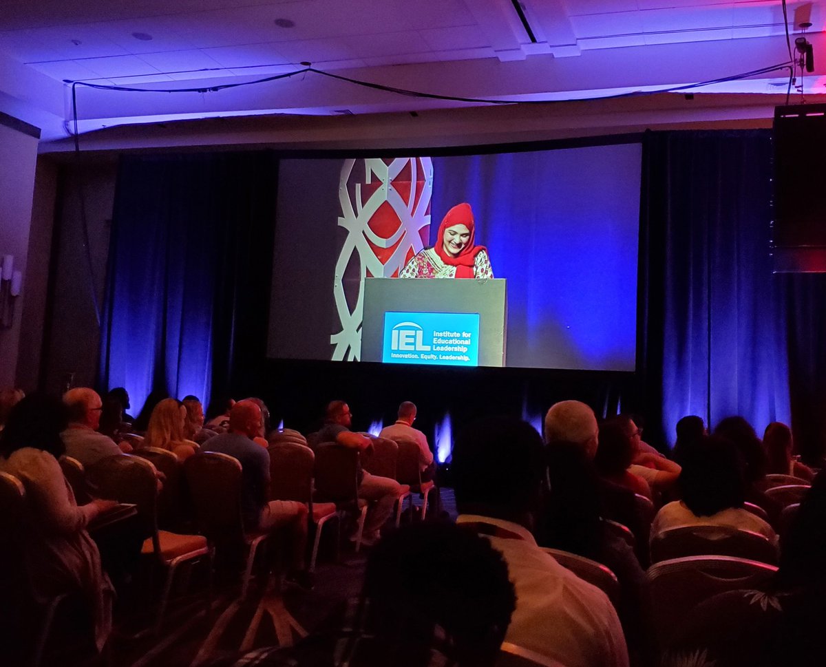 Opening plenary session at #CSxFE23. Great to have a student speaker early on. That's who this is all about. #communityschools #publicschools