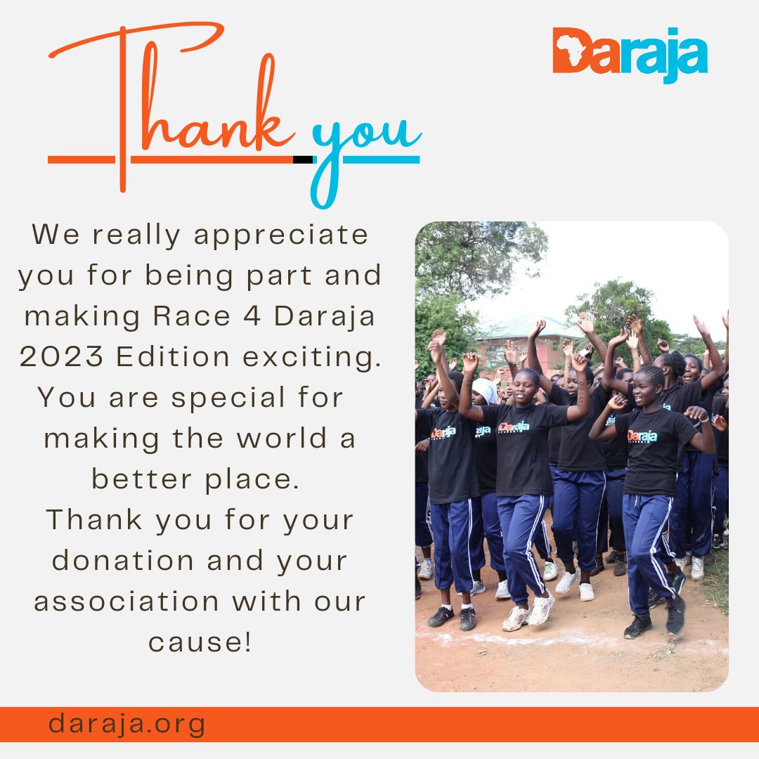 darajaacademy's tweet image. #Race4Daraja 2023 is a wrap up with lasting memories.
Asanteni sana!

#DarajaGirls #GirlsEducation #GirlPower #Empowerment #Education #WomenEmpowerment #school #nonprofit #Kenya @tom_sitati  @svito7 @TsavoTrust @UNGEI @girleffect @better4kenya @Camfed @USAIDEducation