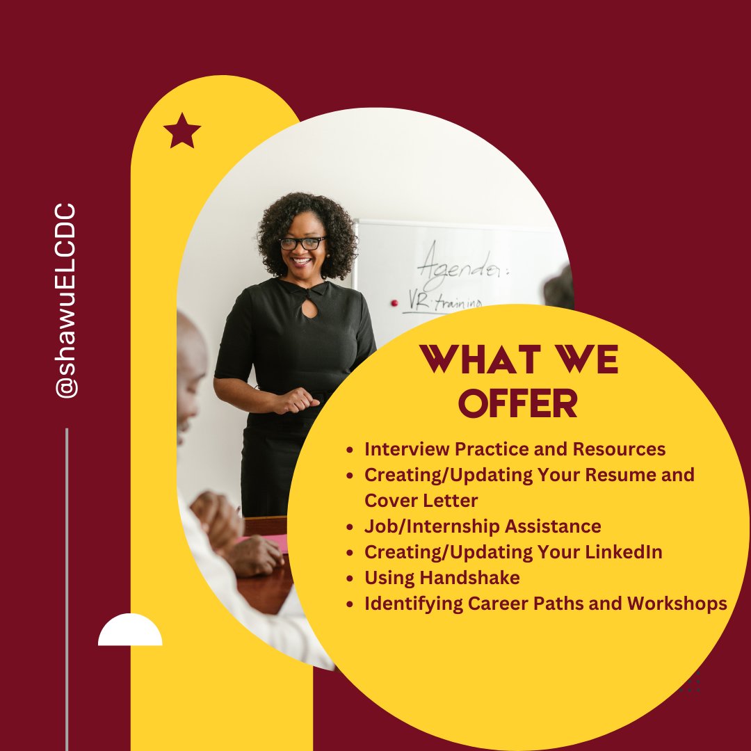 ShawUELCDC's tweet photo. Summer Break doesn't mean the grind stops! Come by Shaw Universities ELCDC Center for all of your Career needs! We are here to support you both in person and virtually. 
#ShawUniversity #CareerServices #HandShake #CareerExploration #CareerDevelopment #HBCU #SecureYourFuture https://t.co/c9c61FwlHg