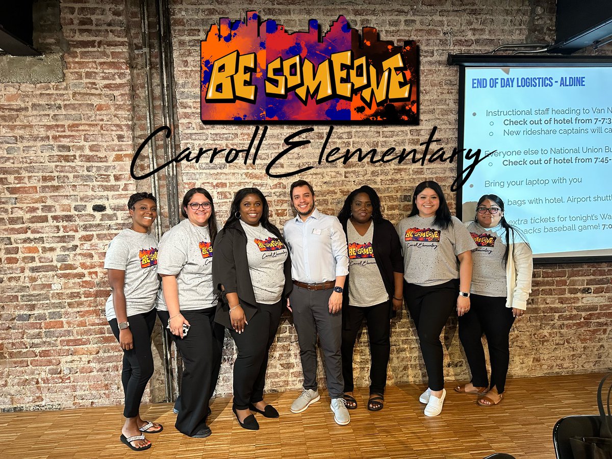We took on DC and it was just what we needed as a Design Team!! Thank you to our fearless leader <a href="/Serjiomedina/">Serjio Medina</a> for this amazing brand-BE SOMEONE 
We were approached &amp; highlighted by a variety of fans which included DC natives, Transcend members, other schools, &amp; district leaders