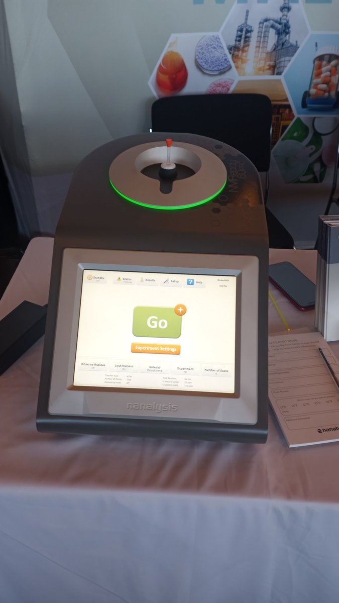 SarahAnneNasri's tweet image. I want a portable nmr machine 😩 saw these puppies at the @Nanalysis #csc2023  booth