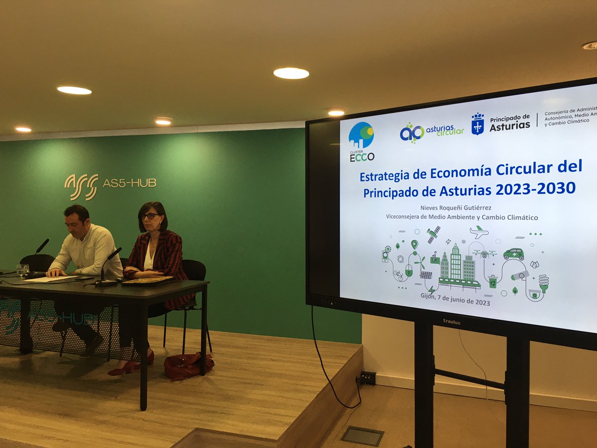 Principado de Asturias (@gobasturias) on Twitter photo ♻️La viceconsejera de Medio Ambiente y Cambio Climático, Nieves Roqueñí, ha participado en la jornada 'Una economía circular para Asturias', organizada por el <a href="/ClusterEcco/">Clúster Ecco</a>, en la que ha repasado el contenido de la estrategia asturiana.
Más ℹ👇
cutt.ly/Hwepahu0 ♻️La viceconsejera de Medio Ambiente y Cambio Climático, Nieves Roqueñí, ha participado en la jornada 'Una economía circular para Asturias', organizada por el <a href="/ClusterEcco/">Clúster Ecco</a>, en la que ha repasado el contenido de la estrategia asturiana.
Más ℹ👇
cutt.ly/Hwepahu0