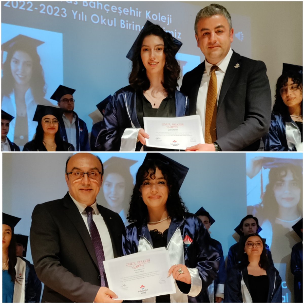 BahcesehirSivas's tweet photo. 12.sınıf öğrencilerimizin Mezuniyet törenini gerçekleştirdik. Velilerimize katılımları için çok teşekkür ederiz. Yolunuz açık olsun sevgili öğrencilerimiz 👩‍🎓🧑‍🎓
#bahcesehirkoleji
#basarisenintercihin 💫 https://t.co/czMnyoB79H