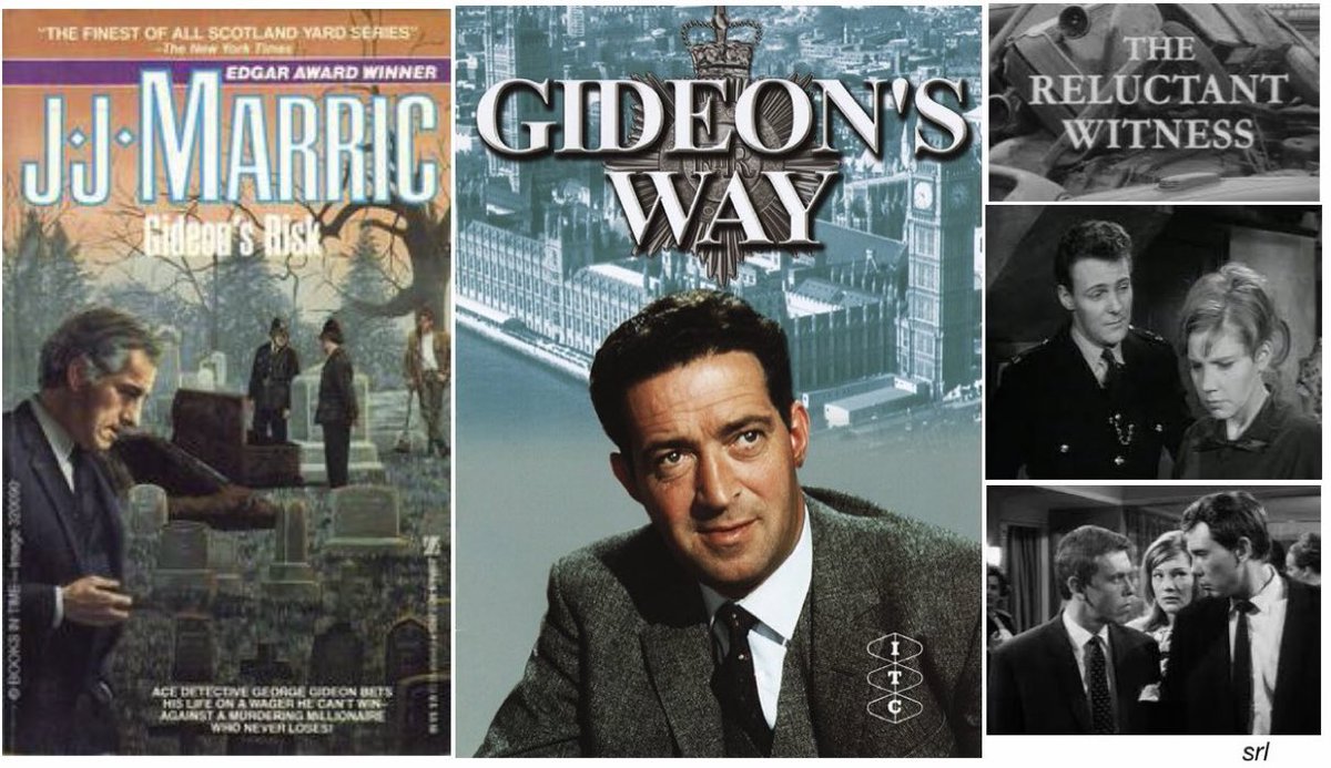 8pm TODAY on @TalkingPicsTV

From 1966, Ep 24 of the #Crime series #GideonsWay “The Reluctant Witness” directed by #JeremySummers & written by #HarryWJunkin

Based on a theme in the 1960 novel📖 “Gideon's Risk” by #JohnCreasey (writing as #JJMarric)

🌟#JohnGregson