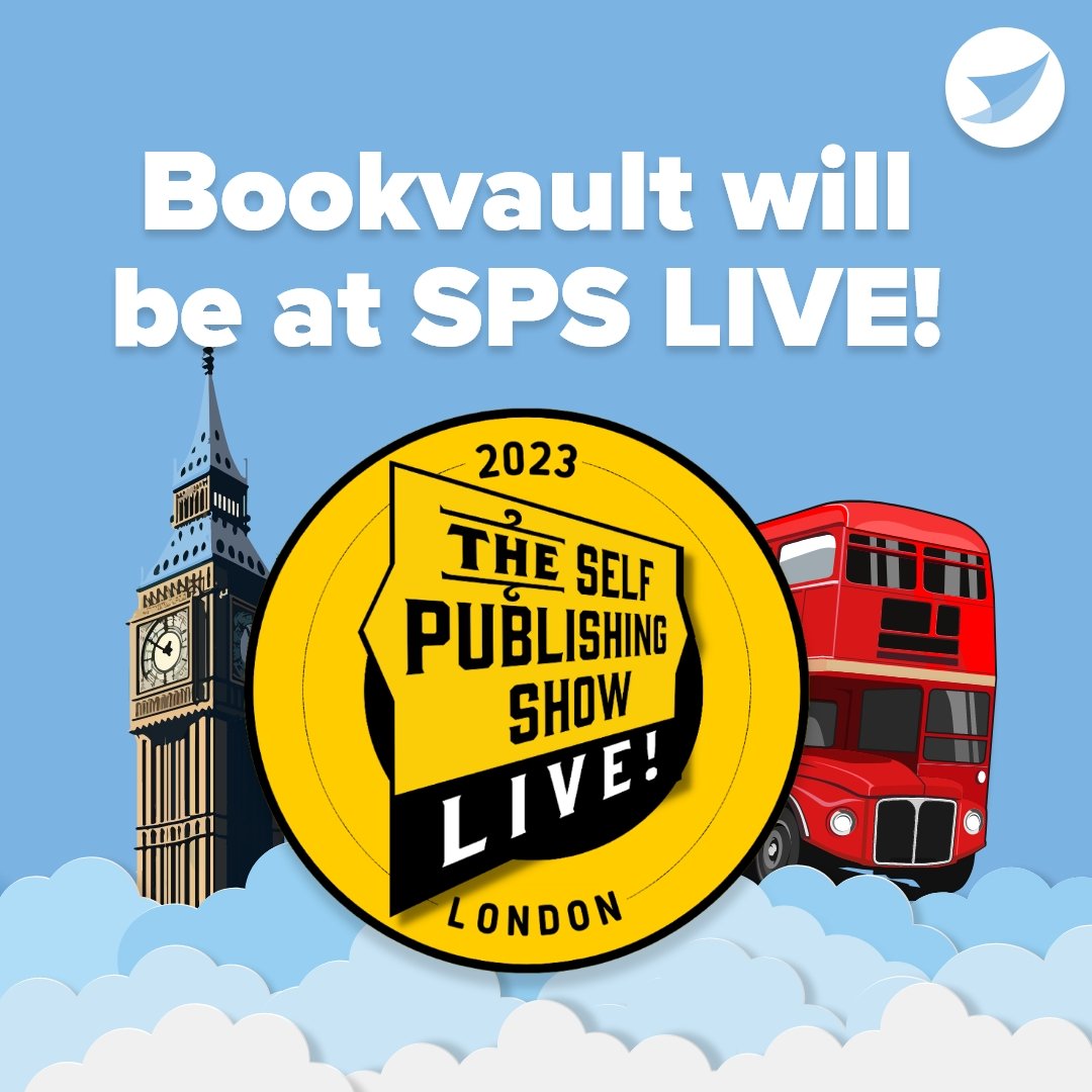 bookvault_app's tweet photo. Bookvault will be attending the Self Publishing Show Live on June 20th & 21st, come down and meet the team!
#SPSLive #SPS23 #IndependentPublishing #IndiePublishing #SmallPress #BookPublishing #SelfPublish #SelfPublishing #Writerscommunity https://t.co/9OTf2B4LZg