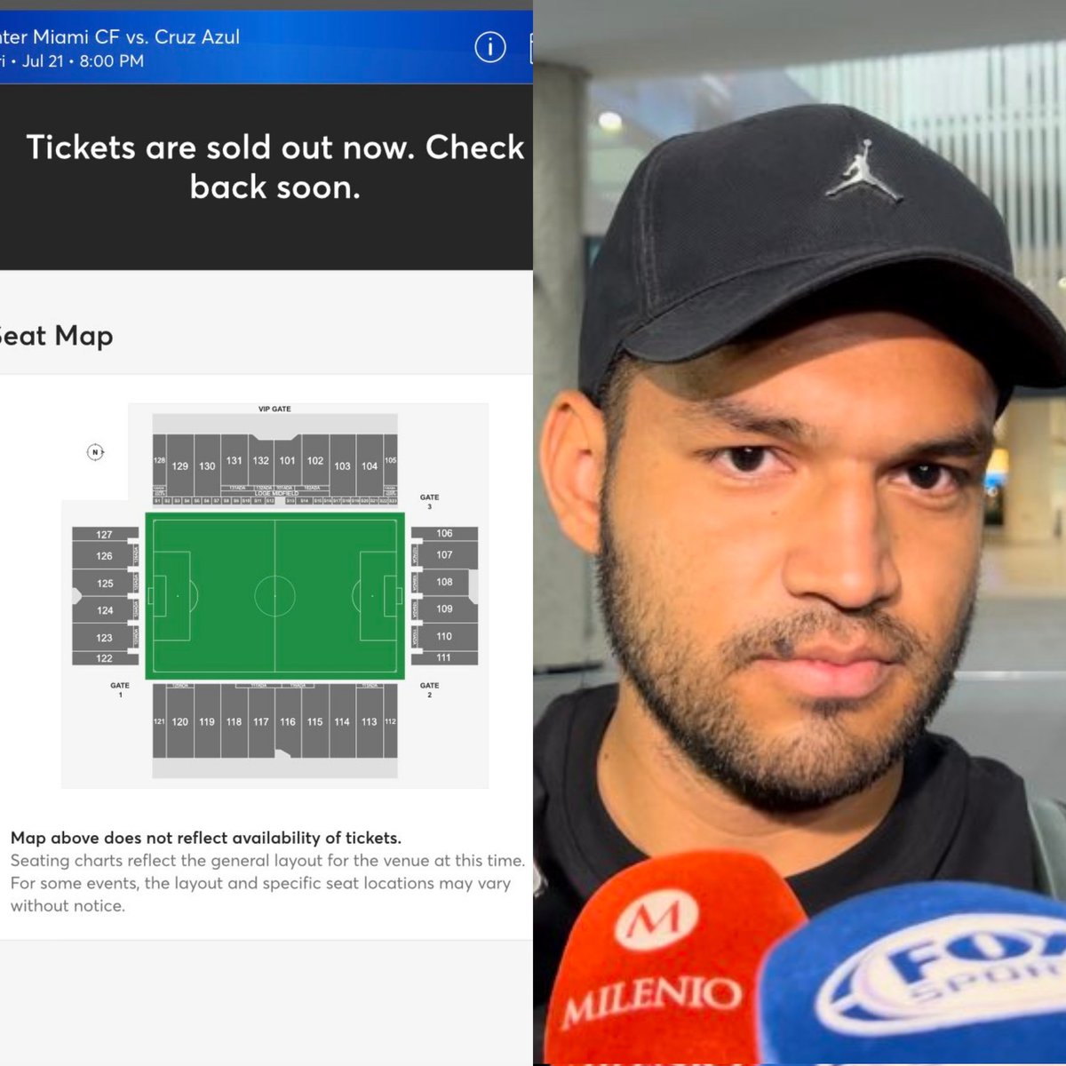 SomosAnalistas_'s tweet photo. ¡EFECTO MUDO AGUIRRE! 🔥🔵🚂

Las entradas para el Inter de Miami vs Cruz Azul subieron de 29 dolares a 329 

Y ya se acabaron https://t.co/FoK2SK4N0d