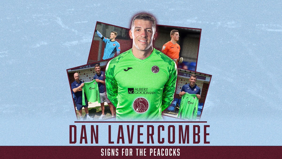 WELCOME DAN LAVERCOMBE 🤝

We are delighted to announce the signing of Dan Lavercombe from FC United of Manchester. 

🔎 tinyurl.com/yck42fp2

#UpThePeacocks
