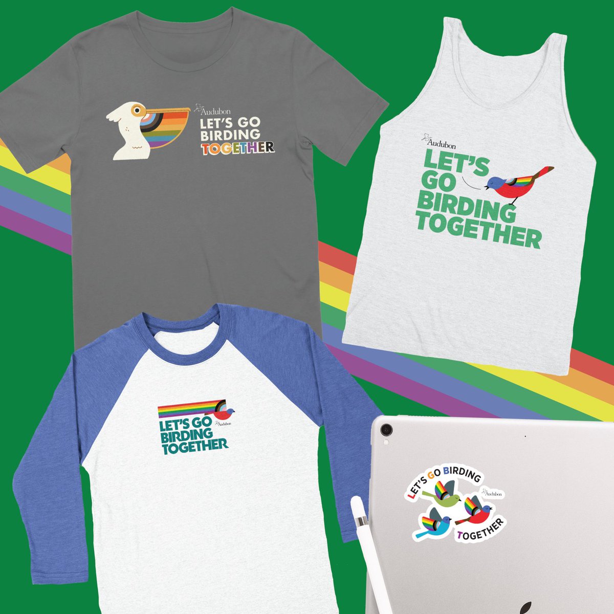 It’s a #LetsGoBirdingTogether reunion! To celebrate five years of Let’s Go Birding Together retail collections, we opened the archives and are offering all the past years’ beloved designs. Explore our widest range yet of apparel and accessories: bit.ly/43CsVOH