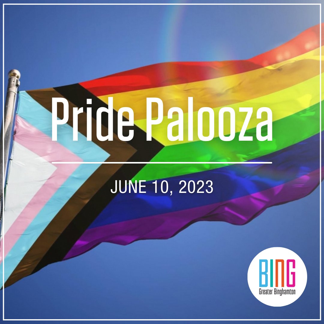 VisitBinghamton's tweet photo. Celebrate Pride in Binghamton! Pride Palooza in the Park is Saturday, June 10th, from 12:00 - 6:00 PM. Find all the fun at the staged area of Otsiningo Park. We can't wait!
๐
Find our full calendar of events at https://t.co/aXFcD0Dq0g
#visitbing #bingthings #pride #pridemonth https://t.co/kDYzCgANr7