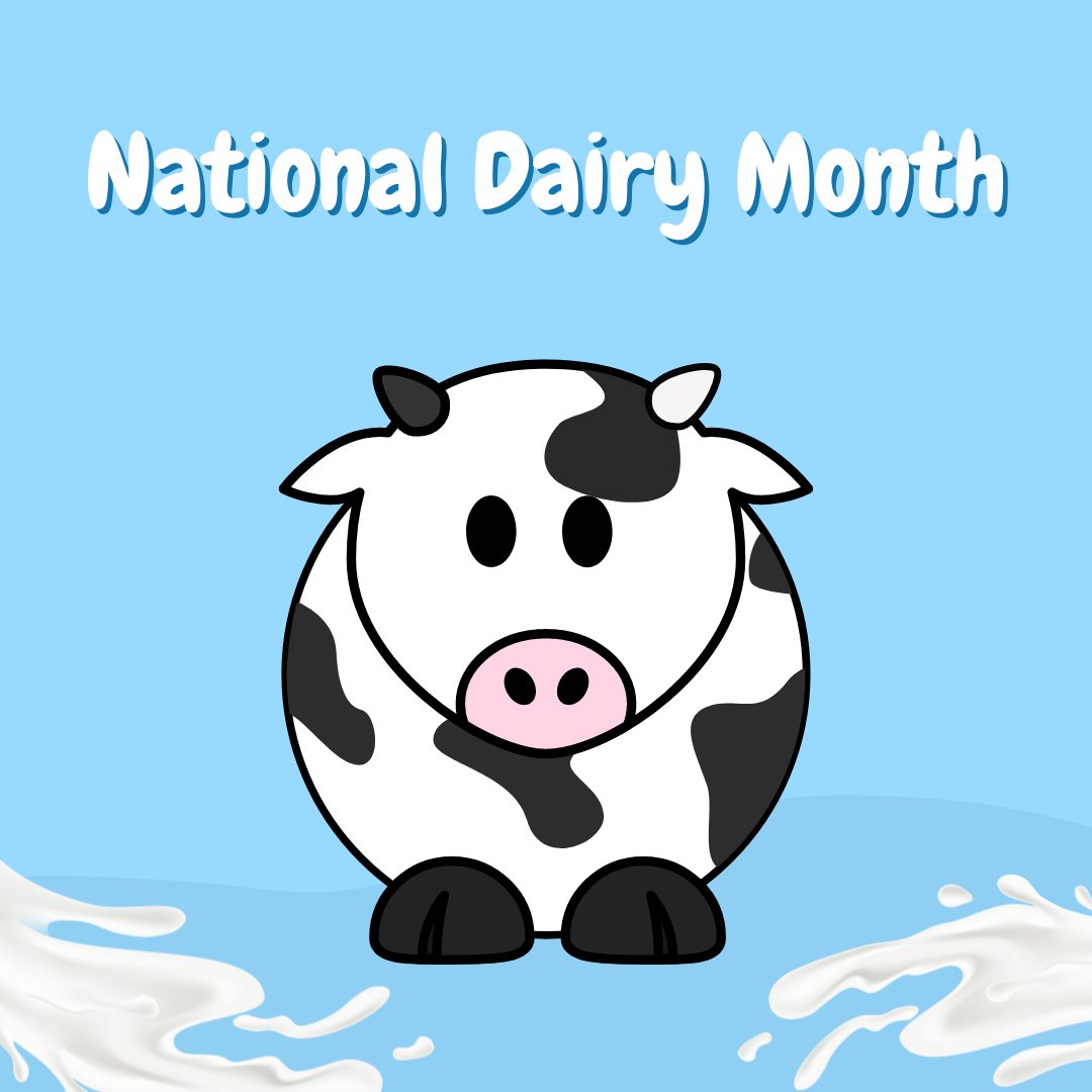 Got milk? #ThankAFarmer – it’s #NationalDairyMonth! #DYK co-ops serve 1,500 large U.S. dairies? 🐄🐮