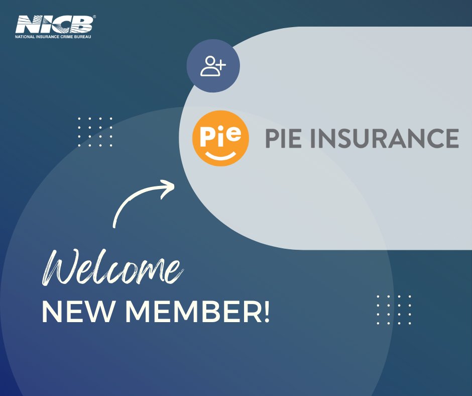 A warm welcome to @pie_insurance, our new member in the united fight against #insurancefraud and #crime at the NICB! Read more about how we help thousands of insurers yearly: ow.ly/IxHA50OHYve