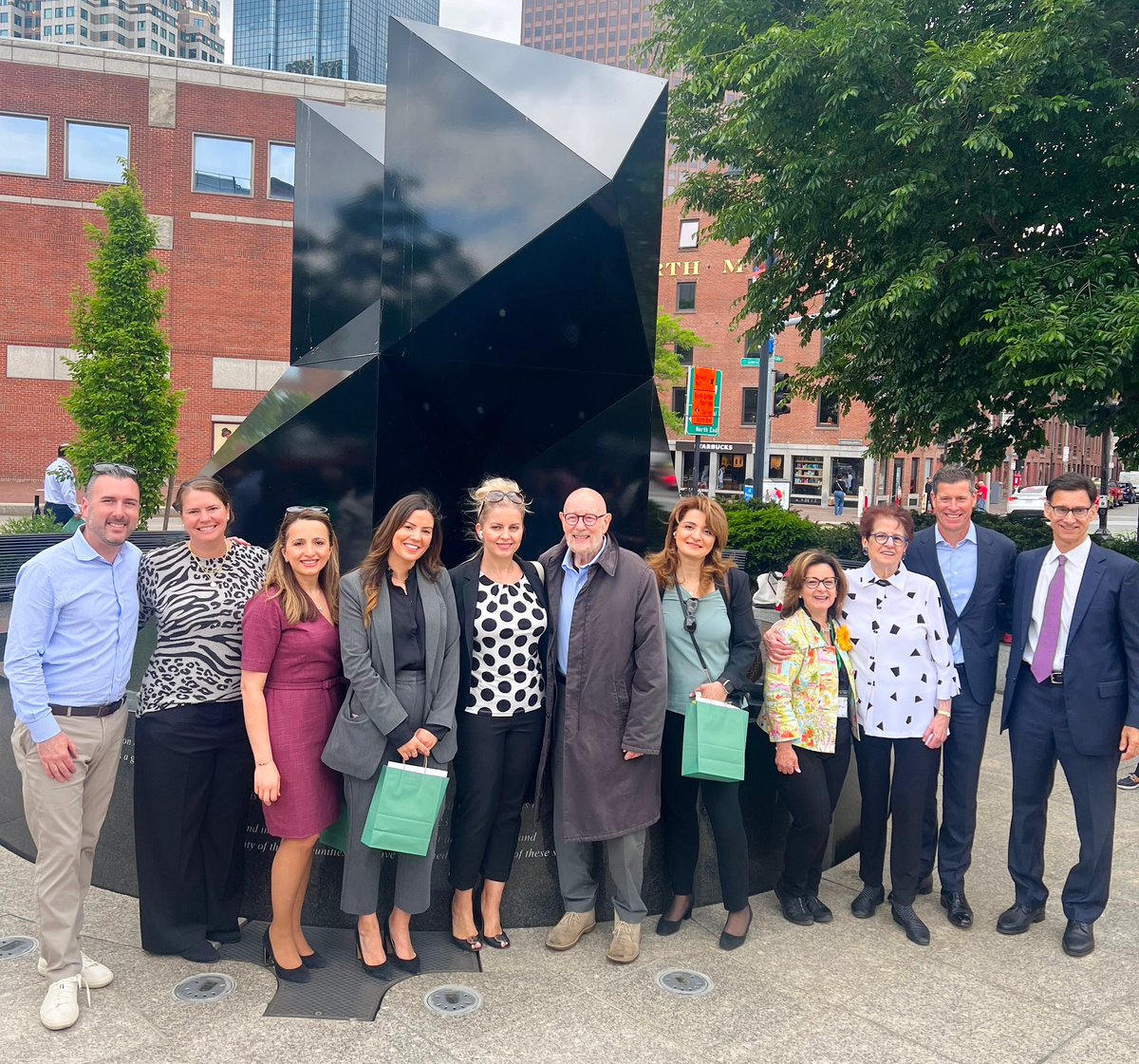Today our @BankofAmerica teammates and I ventured out to the Armenian @Heritage__Park to kick off our #GreaterBoston Diversity and Inclusion education series. A special way to celebrate the rich cultural diversity across Mass. and learn how this impressive park came to be.