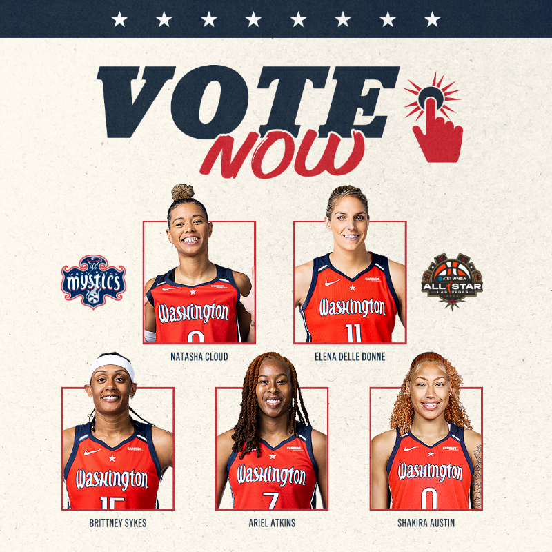 WashMystics's tweet photo. Let your voice be heard 🗣️🗣️ 

VOTE for your Mystics All-Stars  🗳️

#BallOnOurTerms