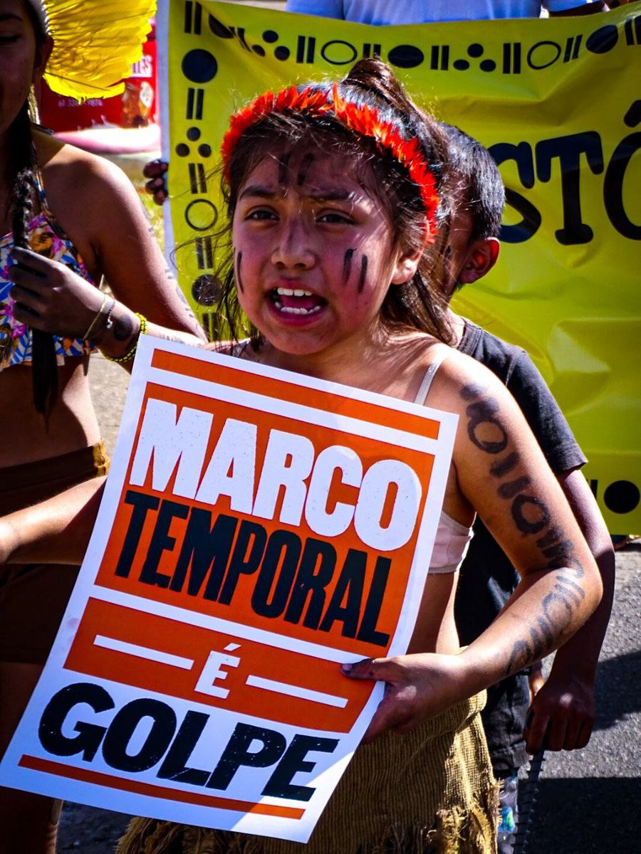 ApibOficial's tweet photo. PELO FUTURO DO PLANETA #MarcoTemporalNÃO https://t.co/KlRQ2PnGoQ