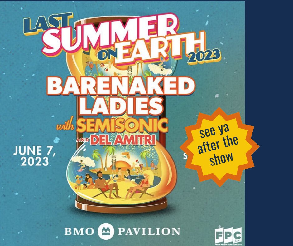 Come on down! Join us today! Barenaked Ladies &amp; guests @ BMO Pavillion - Pre/Post show… Meet Me @ Real Chili!🌶 Perfect MKE Summer Night… 🎶 ➕ 🌶  Barenaked Ladies will be belting out those sound waves over Lake Michigan with Semisonic and Del ...