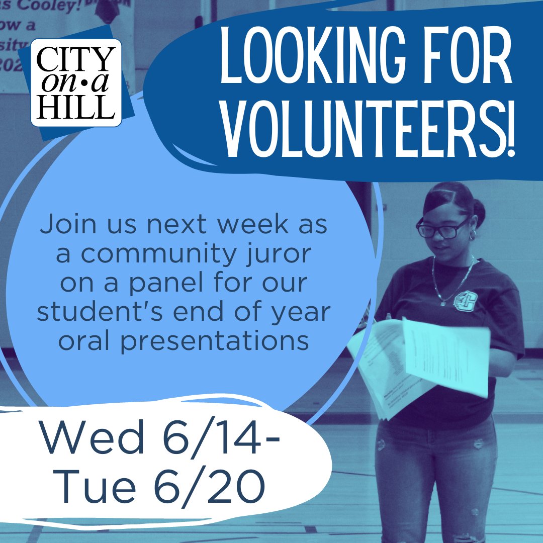 We are looking for community jurors to volunteer! You can volunteer any day from June 14th-20th. A juror can serve in the morning (10:10am-12:30pm), the afternoon (12:40pm-3:30pm) or all day.

Sign up to be a juror by copying the link below!

docs.google.com/forms/d/e/1FAI…